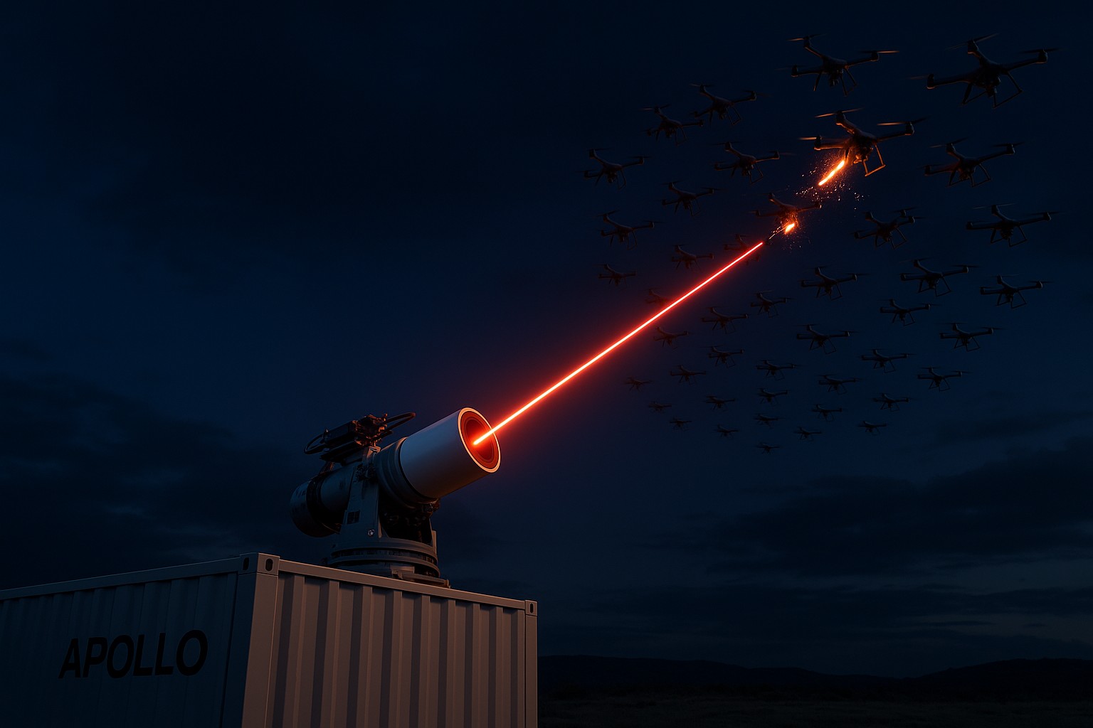Apollo: το υπερόπλο λέιζερ που αλλάζει τους κανόνες στην άμυνα κατά των drones
