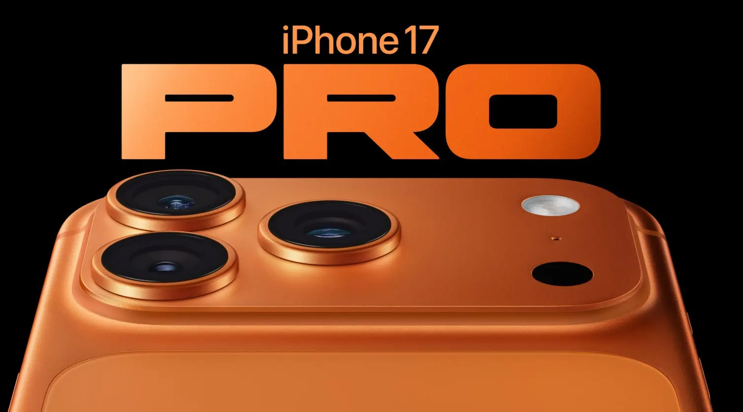 Κοντινό πλάνο σε iPhone 17 Pro Max που αναπαράγει μουσική.