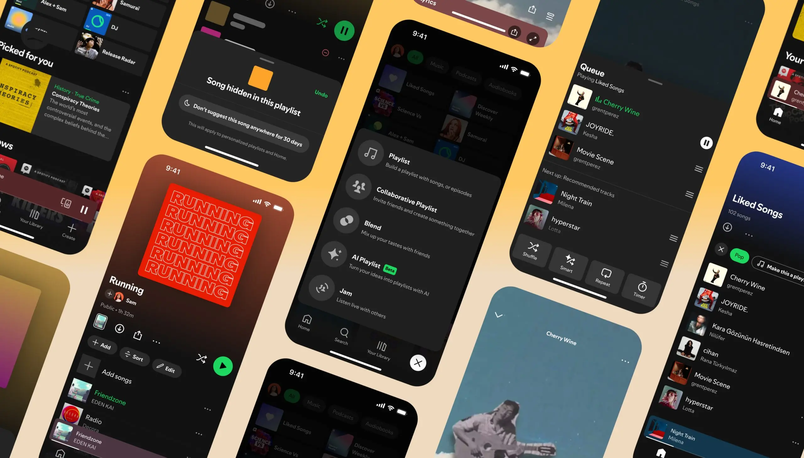 Οθόνη εφαρμογής Spotify που προβάλλει επιλογές lossless ήχου