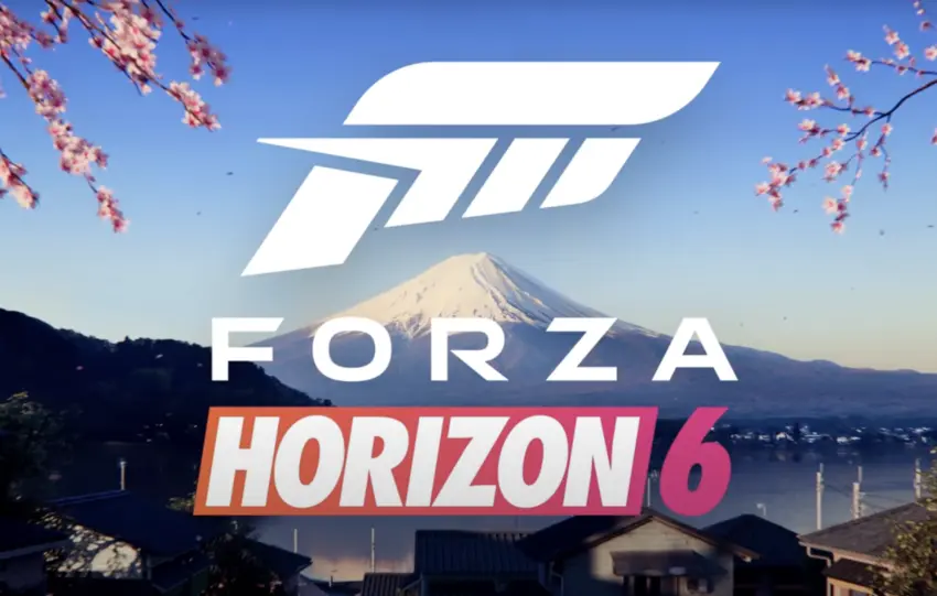 Στιγμιότυπο από το Forza Horizon 6 με το Όρος Φούτζι στο φόντο