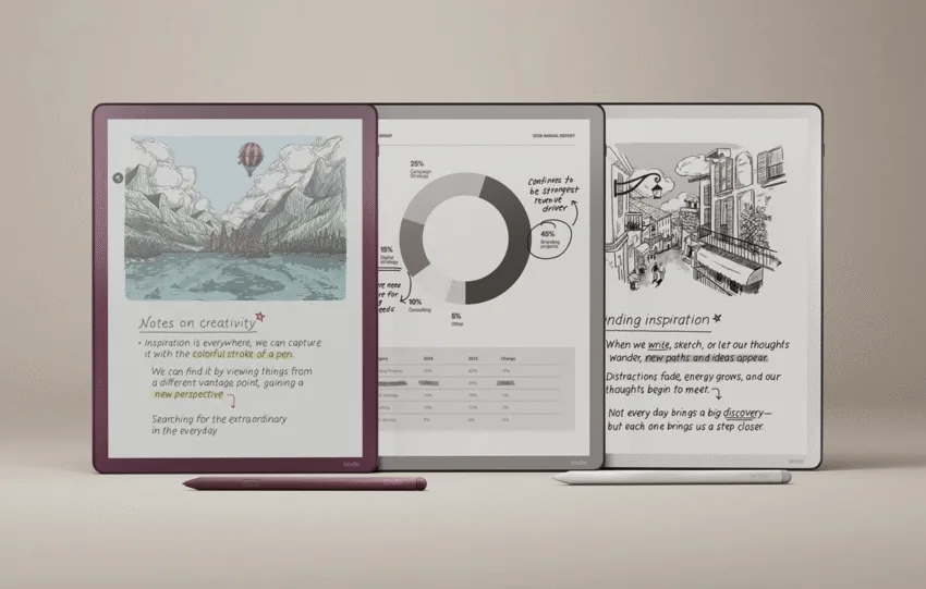 Kindle Scribe Color – Το πρώτο Kindle με έγχρωμη οθόνη και εργαλεία A