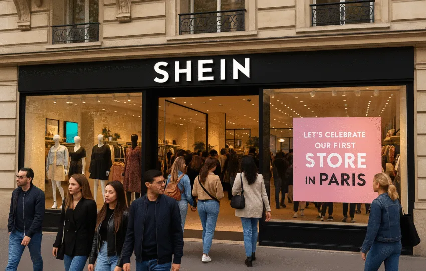 Shein στο Παρίσι: Το Πρώτο Φυσικό Κατάστημα