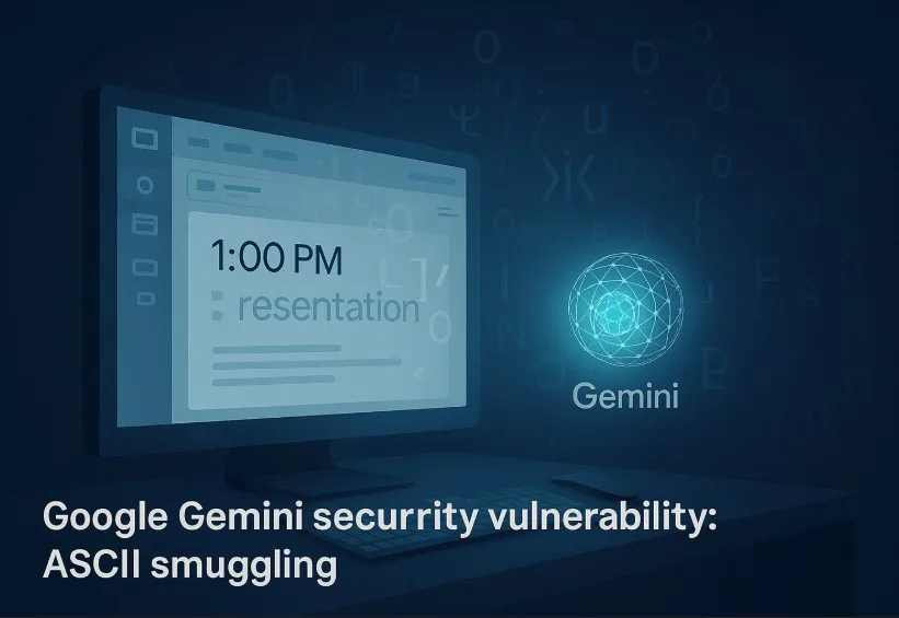 ASCII smuggling και Google Gemini: η νέα απειλή για email και calendar 1 ASCII smuggling και Google Gemini: η νέα απειλή για email και calendar