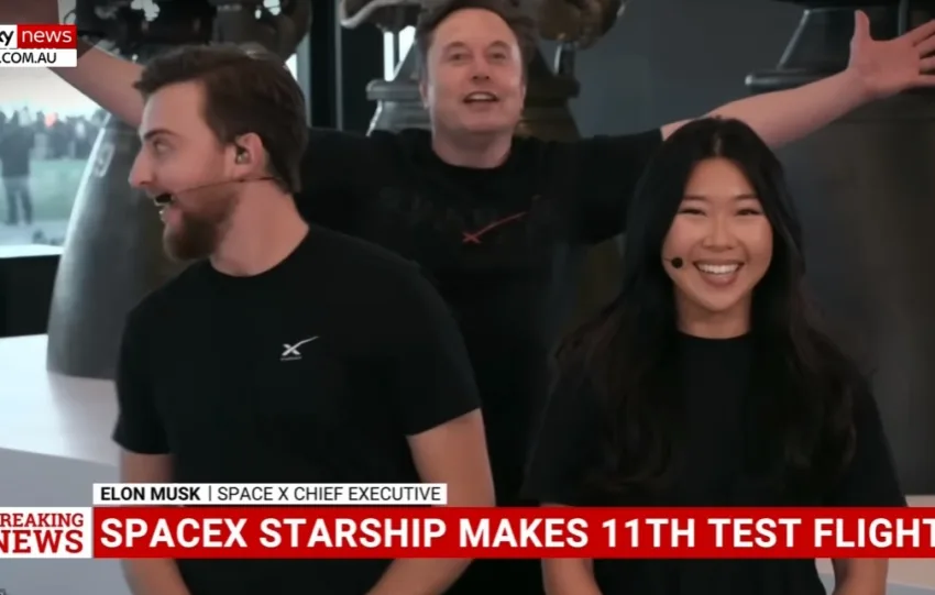 Elon Musk: Η αιφνιδιαστική εμφάνιση στη δοκιμή του Starship