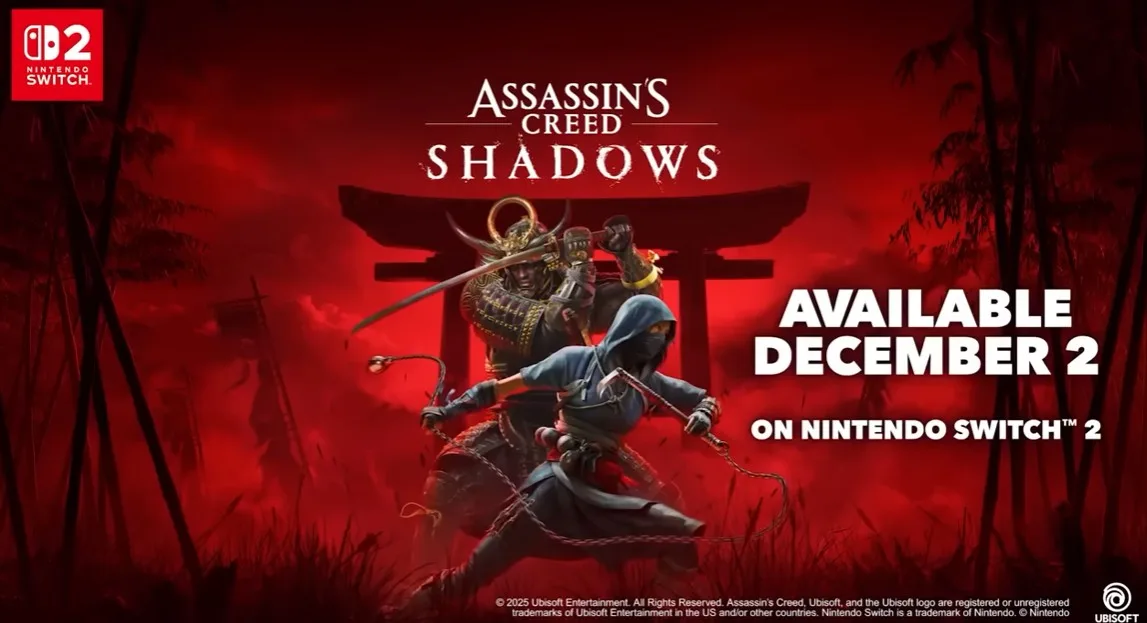 Assassin’s Creed Shadows στο Nintendo Switch 2 στις 2 Δεκεμβρίου 1 Assassin’s Creed Shadows στο Nintendo Switch 2 στις 2 Δεκεμβρίου
