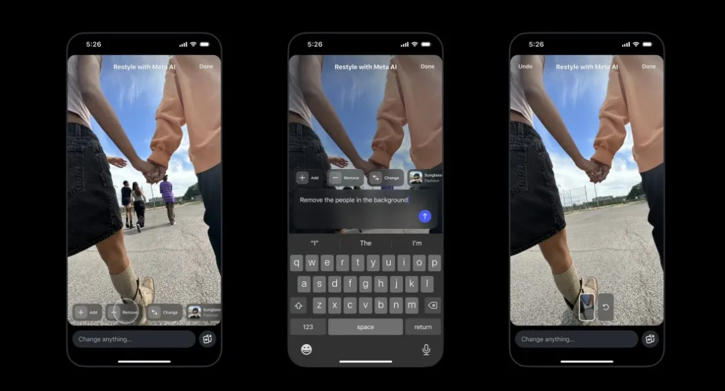 Το Instagram προσθέτει AI συντόμευση για άμεση επεξεργασία φωτογραφιών και βίντεο 2 Το Instagram προσθέτει AI συντόμευση για άμεση επεξεργασία φωτογραφιών και βίντεο
