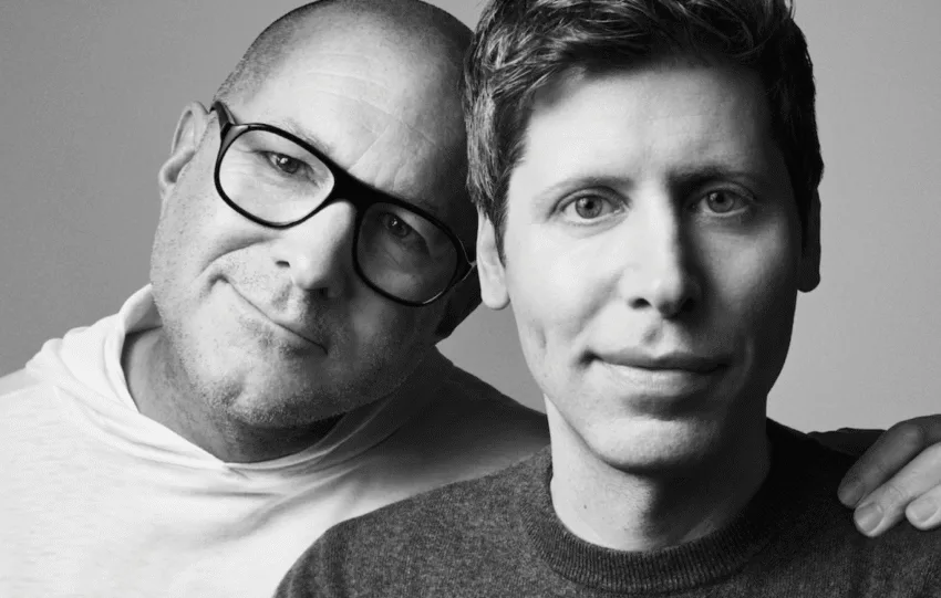 Ο Sam Altman και ο Jony Ive σε συνάντηση εργασίας για τη νέα συσκευή AI