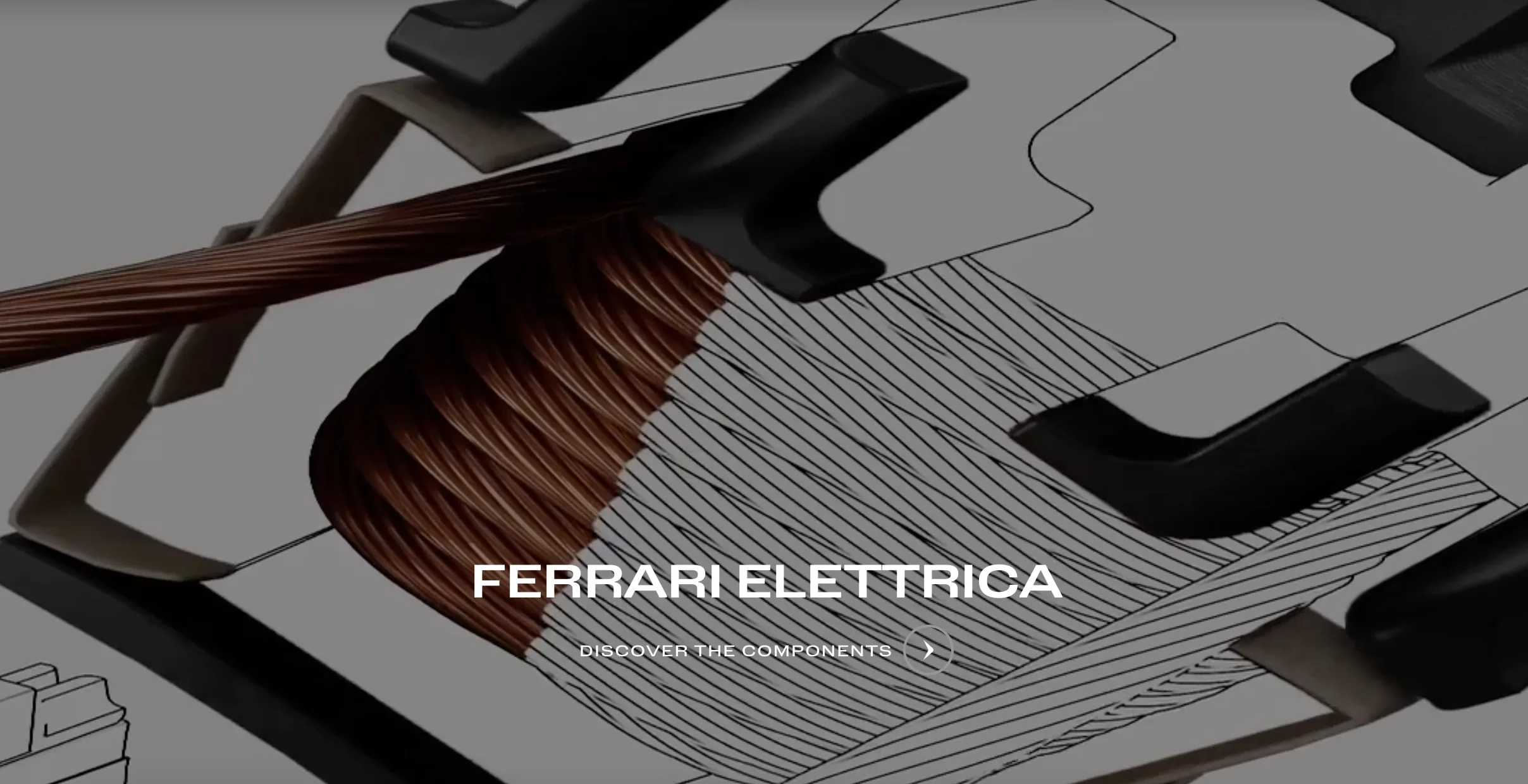 Πλάγια λήψη του Ferrari Elettrica