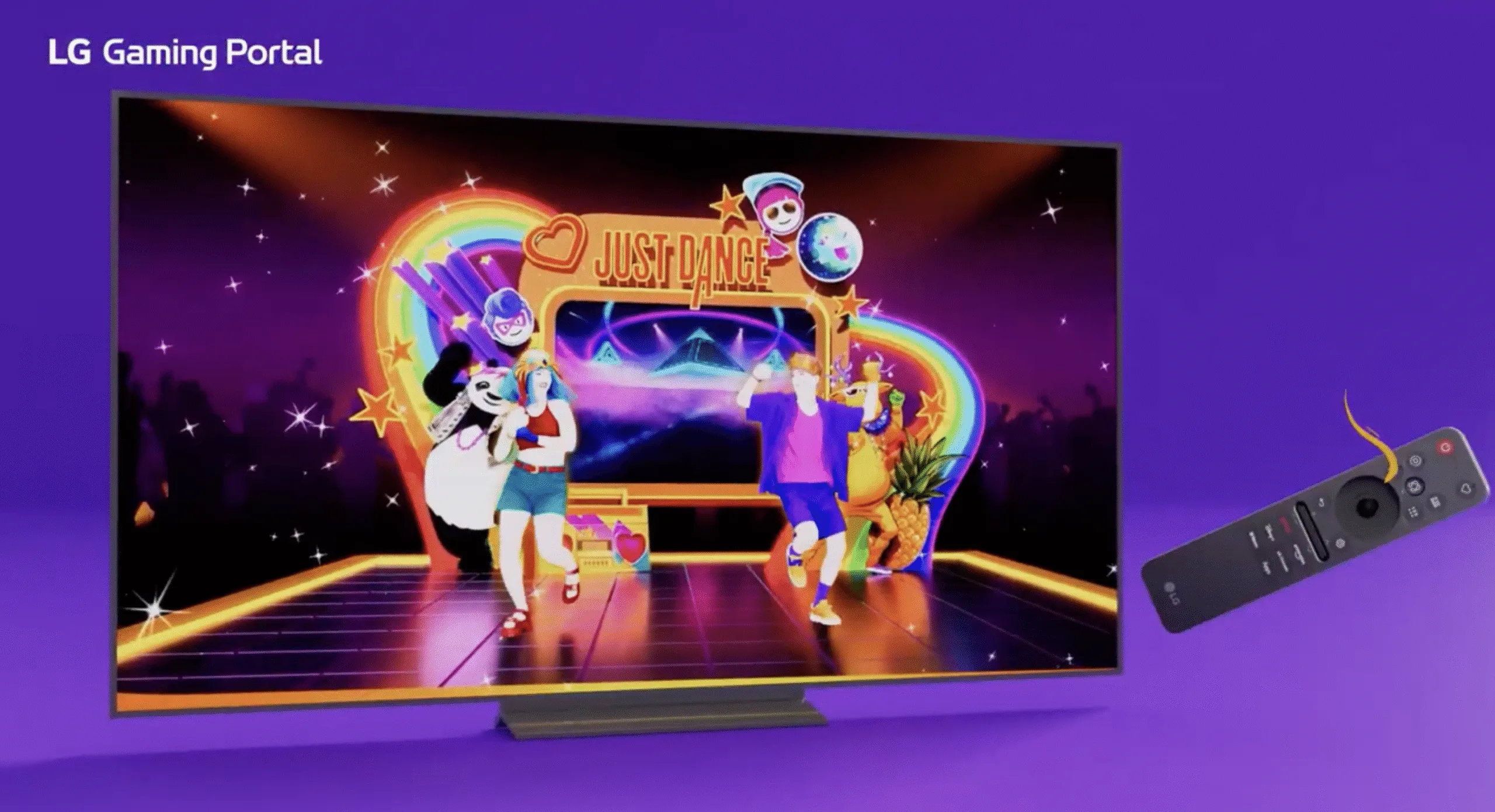 lg gaming portal just dance now