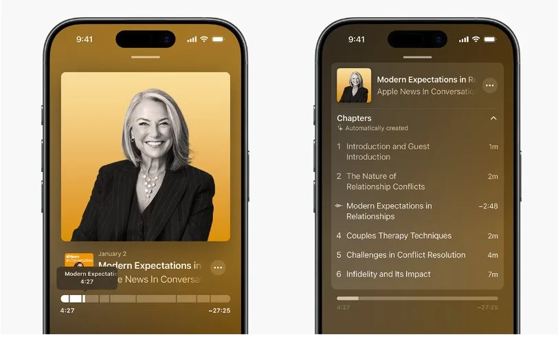Apple Podcasts: Νέα χαρακτηριστικά για πιο ολοκληρωμένη ακρόαση με το iOS 26.2
