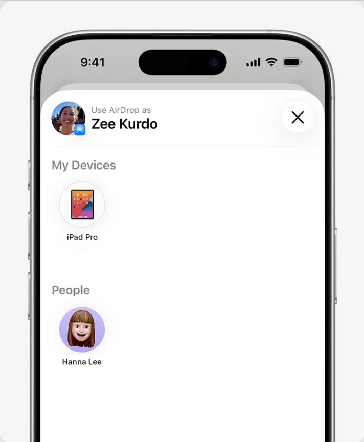 Apple AirDrop: Πιο ασφαλής κοινή χρήση αρχείων με κωδικό για αγνώστους 1 Apple AirDrop: Πιο ασφαλής κοινή χρήση αρχείων με κωδικό για αγνώστους