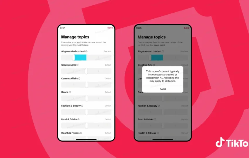 Ρύθμιση AI Generated Content: Η σημαντική αλλαγή στο TikTok