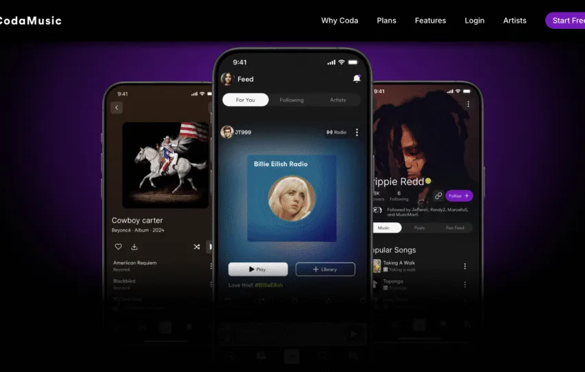 Coda Music: Η νέα streaming πλατφόρμα που πολεμά την AI μουσική
