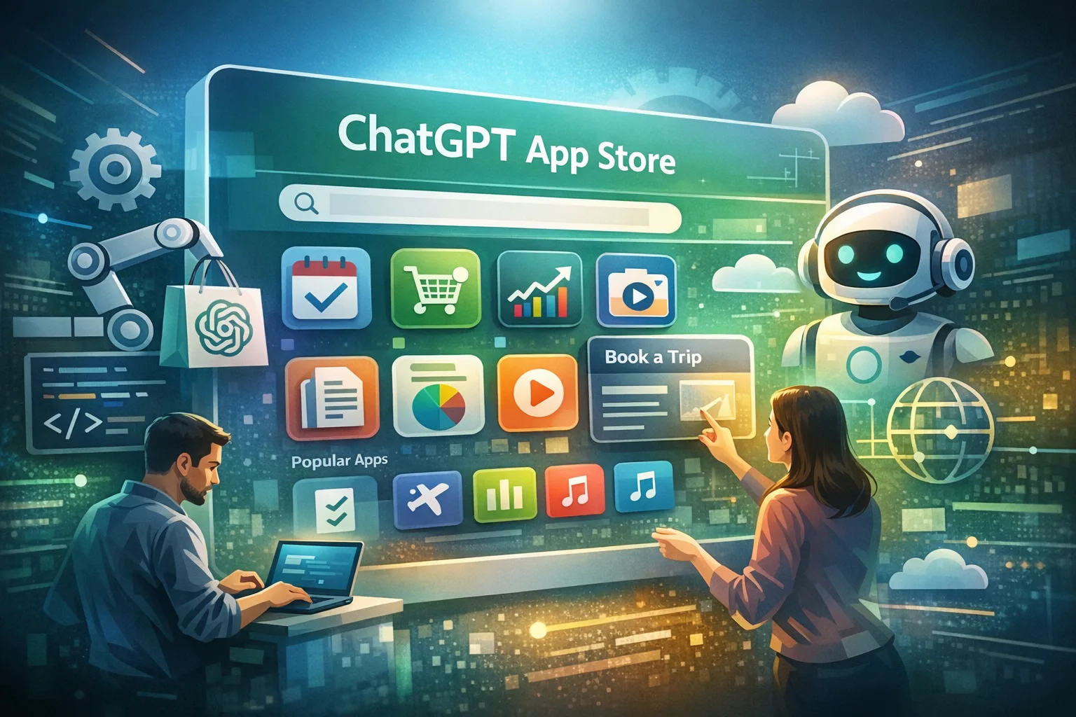 ChatGPT γίνεται πλατφόρμα εφαρμογών με App Store για developers