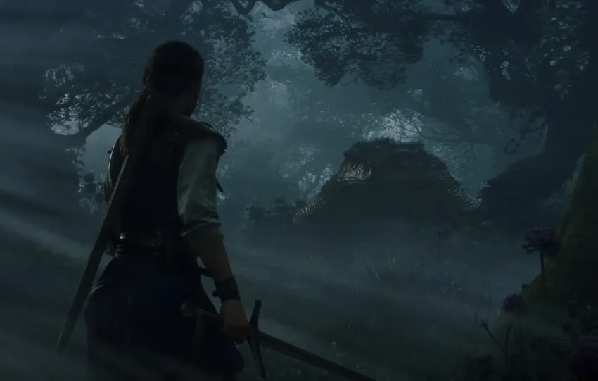 Ένα στιγμιότυπο από το gameplay του Fable που απεικονίζει τον ήρωα