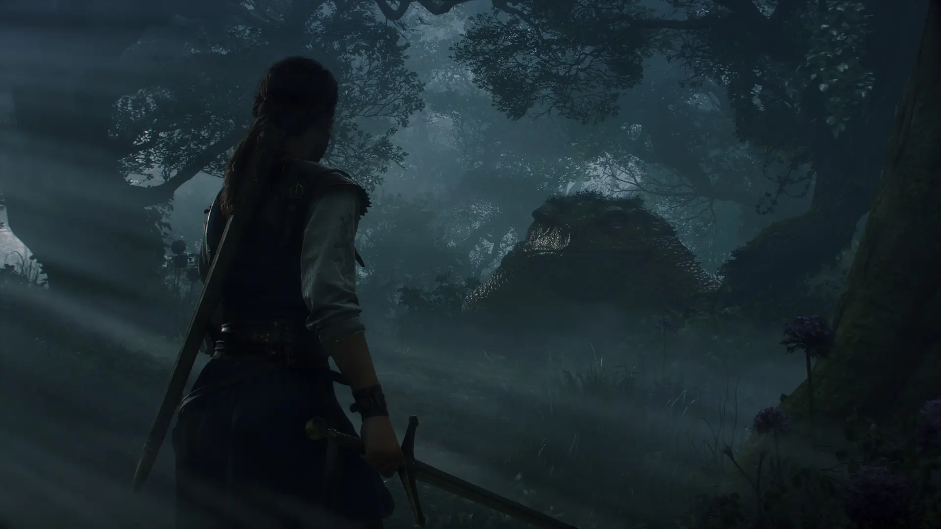 Ένα στιγμιότυπο από το gameplay του Fable που απεικονίζει τον ήρωα