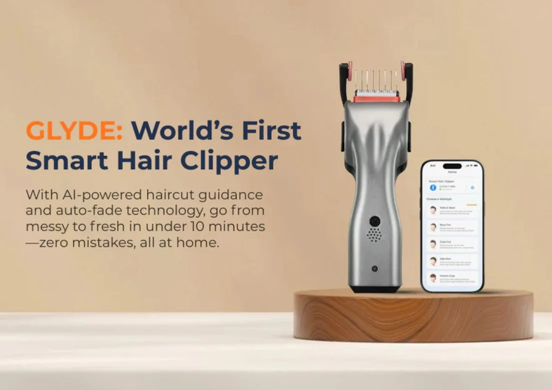Glyde smart hair clipper: η AI που υπόσχεται να σε κάνει… barber