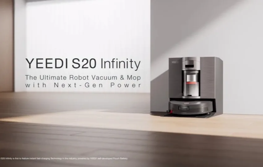 Yeedi S20 Infinity: Το ρομπότ καθαρισμού με ταχύτατη φόρτιση που εντυπωσιάζει στην CES 2026