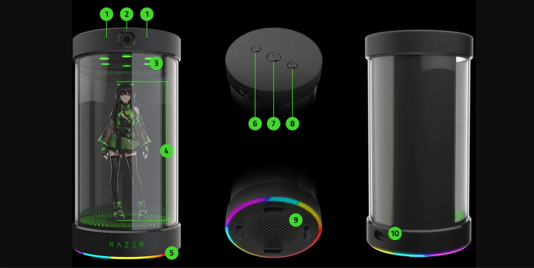 Το νέο Razer AVA μετατρέπει την τεχνητή νοημοσύνη σε αυτόνομο ψηφιακό βοηθό