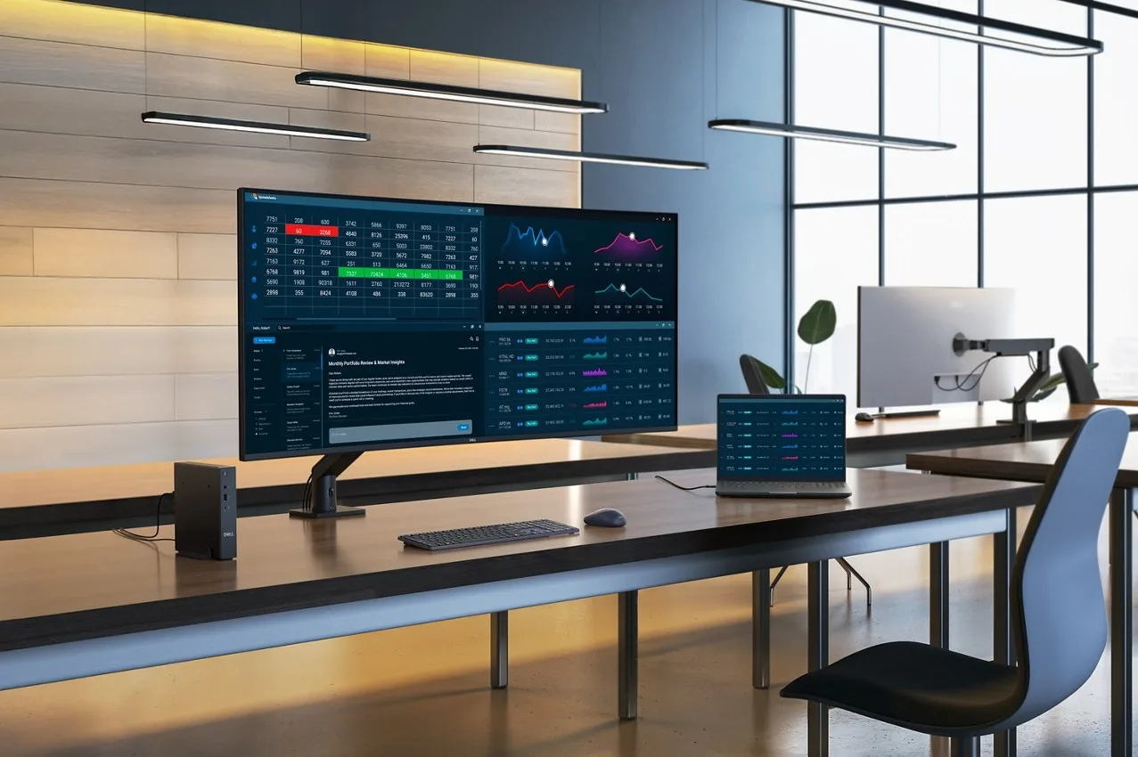 Η Dell ανεβάζει επίπεδο τις επαγγελματικές οθόνες με UltraSharp 52 και QD OLED