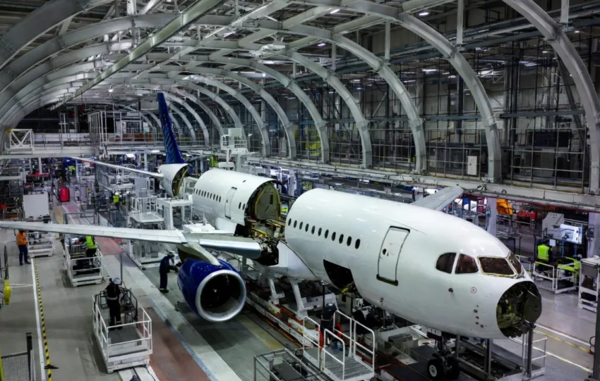 Airbus και UBTech: Τα ανθρωποειδή ρομπότ Walker S2 ίσως μπουν στην παραγωγή αεροσκαφών.