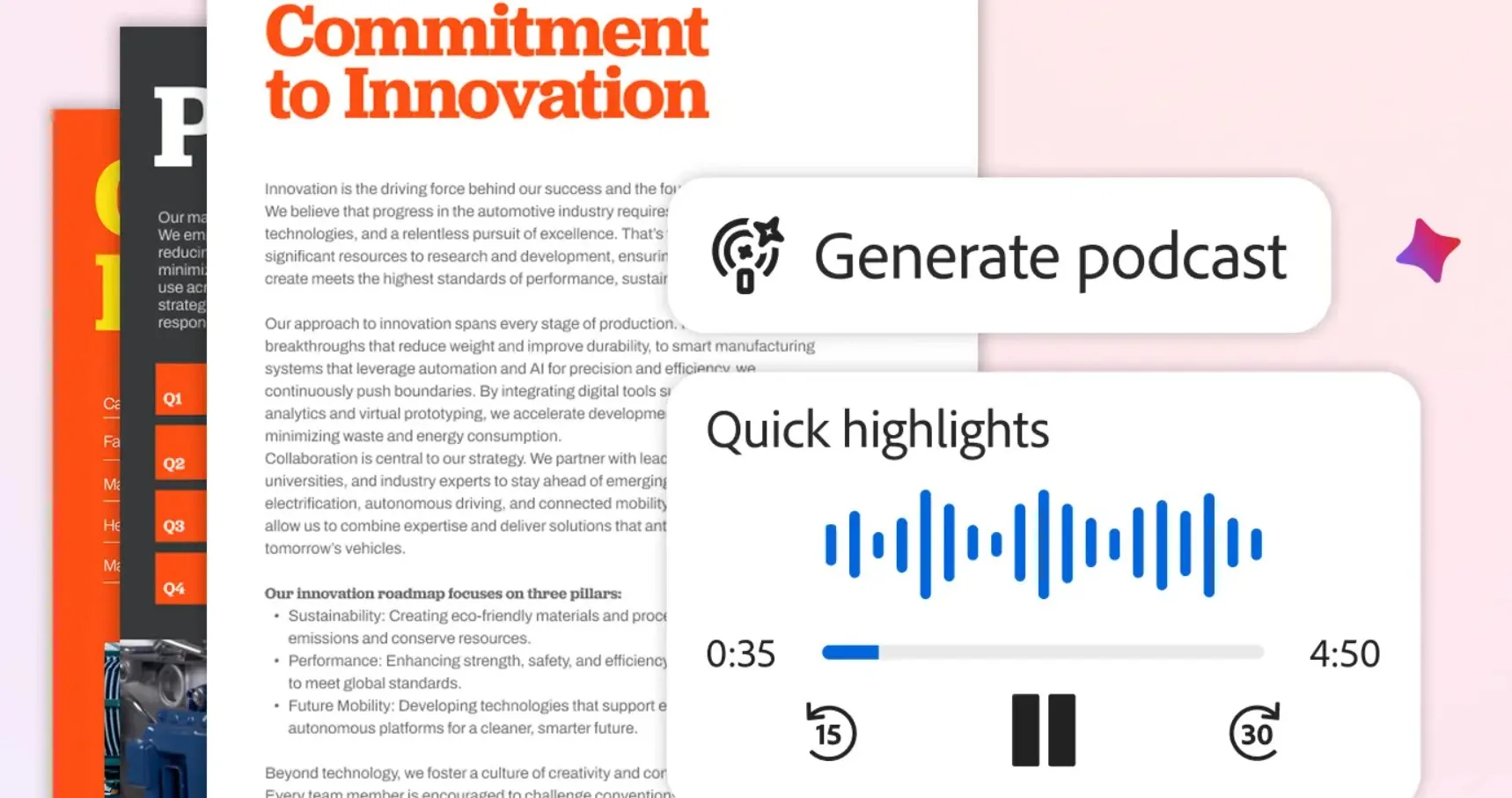 Adobe Acrobat AI: Μετατροπή PDF σε παρουσιάσεις και podcasts με ένα κλικ