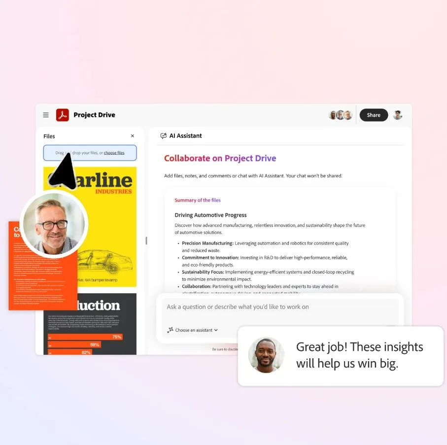 Adobe Acrobat AI: Μετατροπή PDF σε παρουσιάσεις και podcasts με ένα κλικ