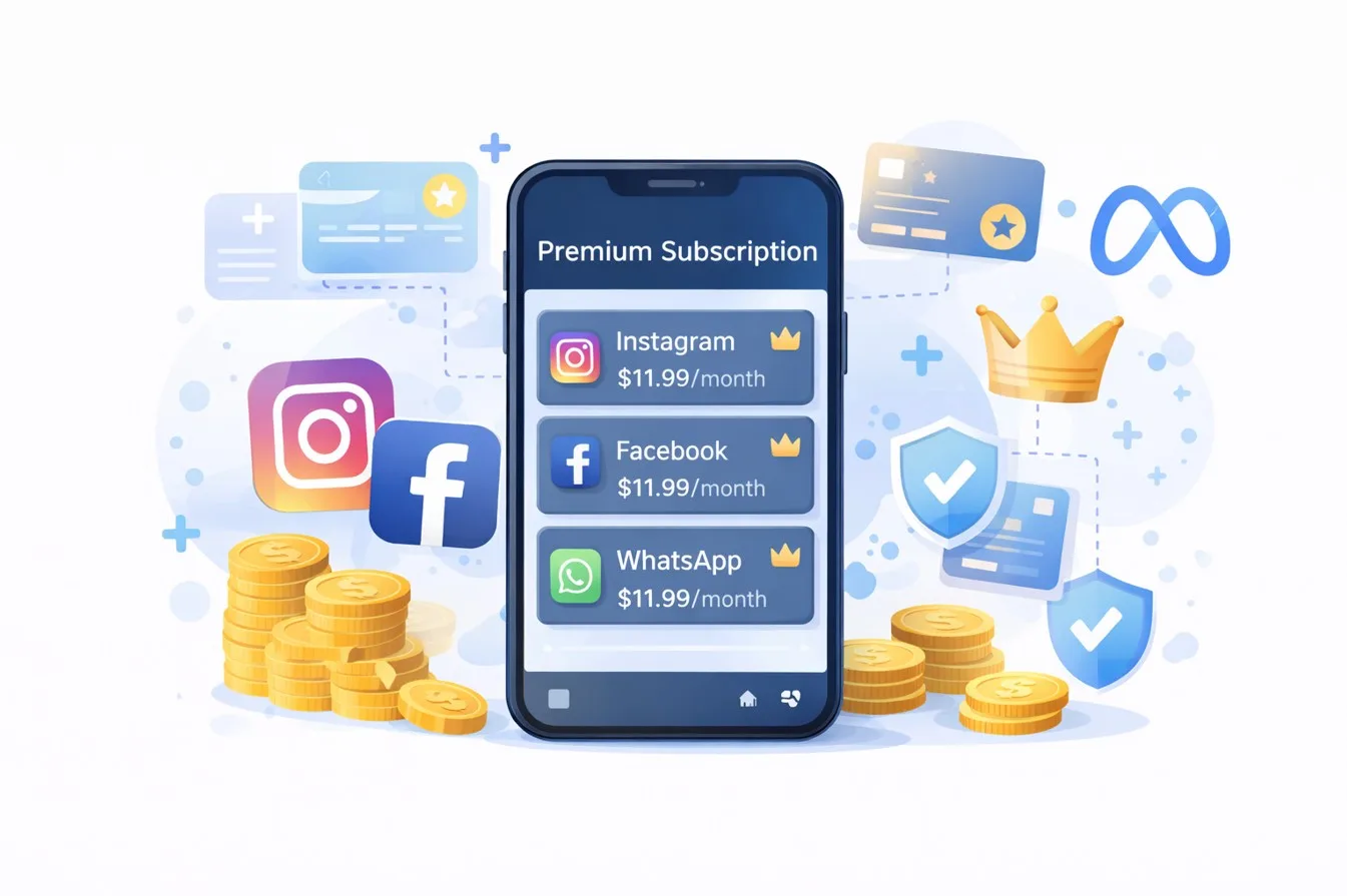 Meta Premium: Έρχονται συνδρομές σε Instagram, Facebook και WhatsApp με αποκλειστικές AI λειτουργίες