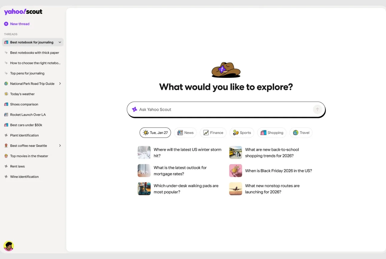 Yahoo Scout: Η ιστορική επιστροφή ενός πρωτοπόρου με AI εργαλείο αναζήτησης