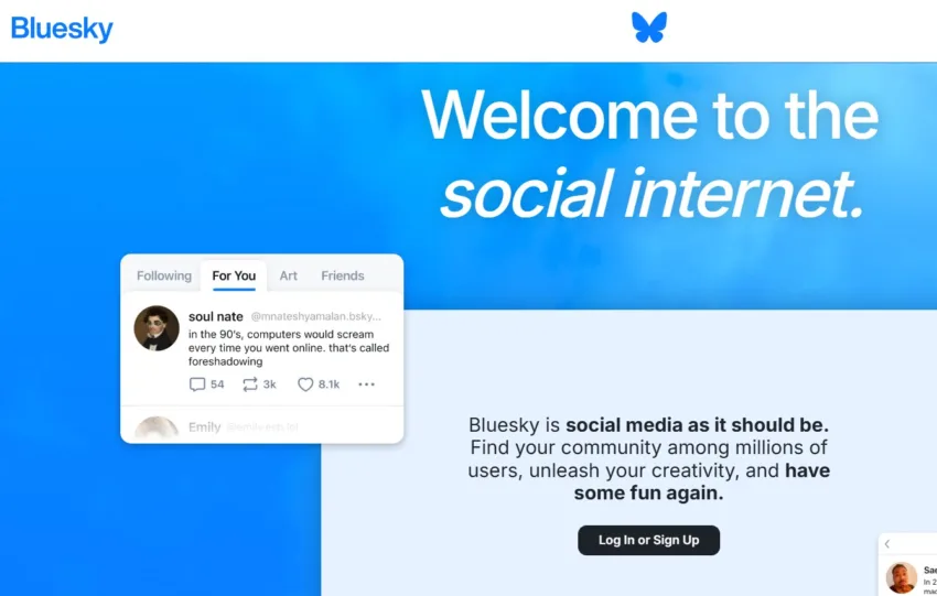 Η Bluesky κάνει στροφή στο ζωντανό περιεχόμενο