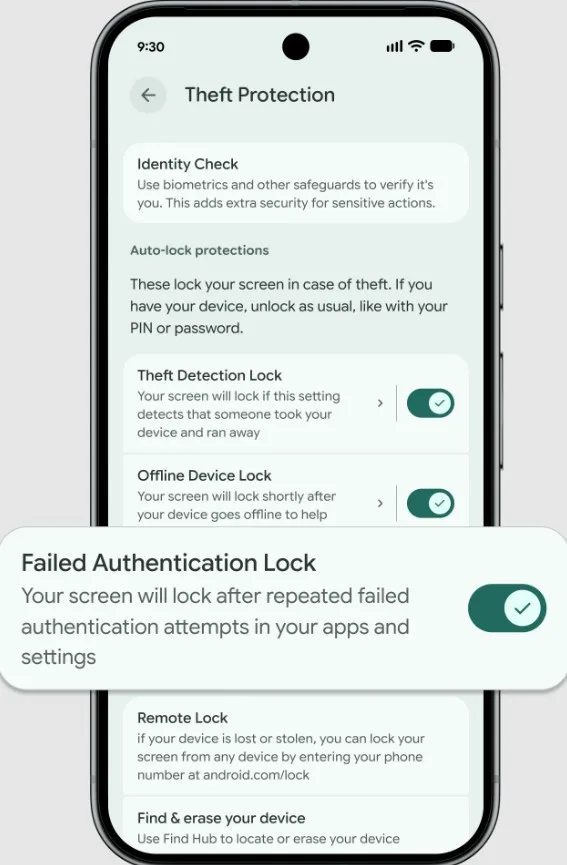 Νέες λειτουργίες ασφαλείας αχρήστευσης κλεμμένων συσκευών από την Google