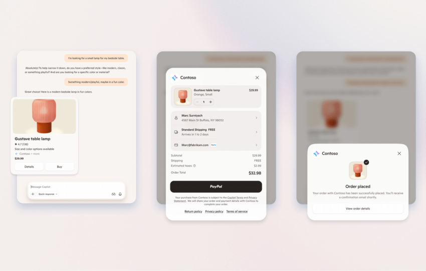 Copilot Checkout και brand agents: Το μέλλον των αγορών από την Microsoft