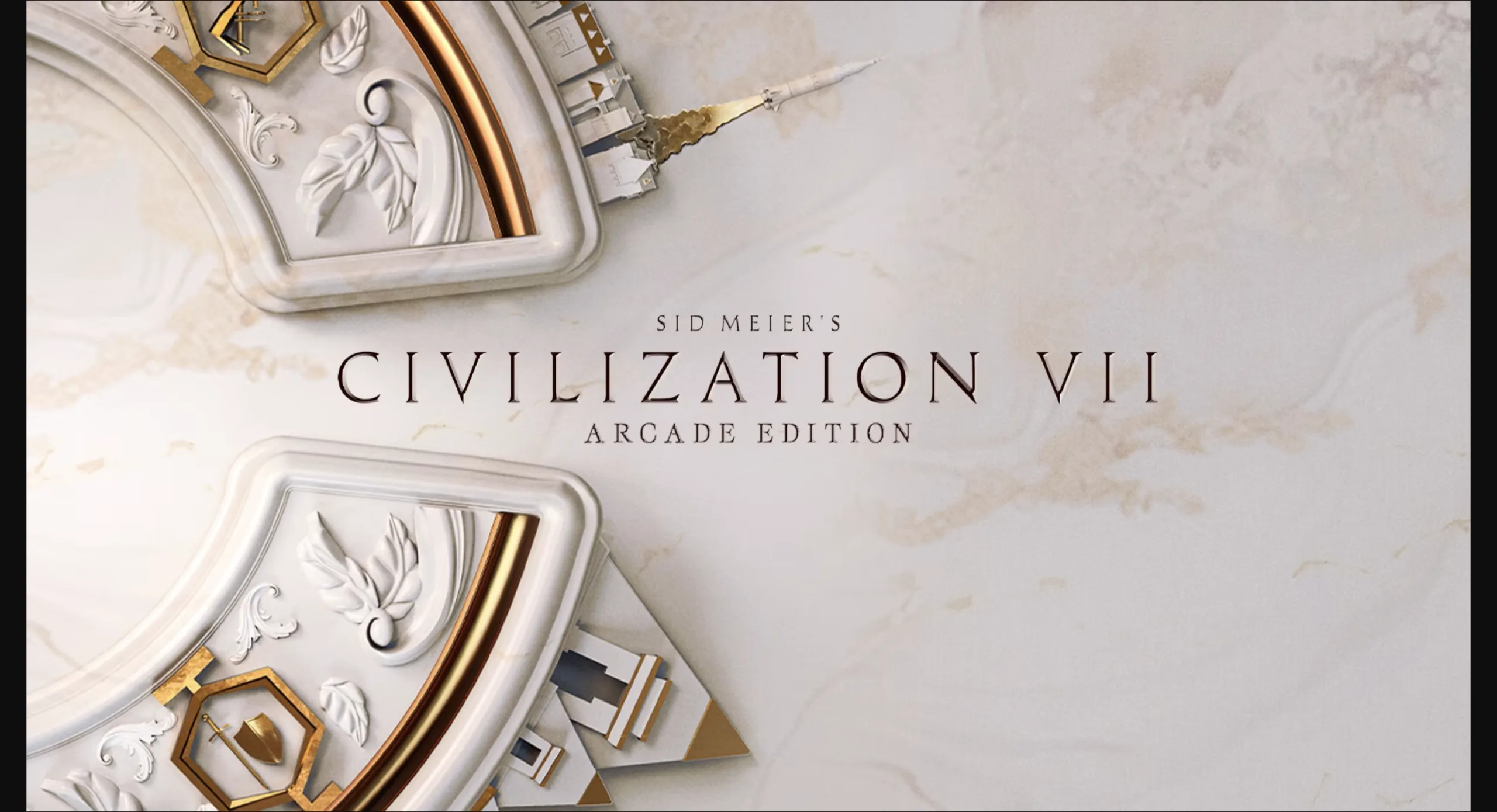 Οθόνη iPad που προβάλλει gameplay του Civilization VII Arcade Edition με χάρτη