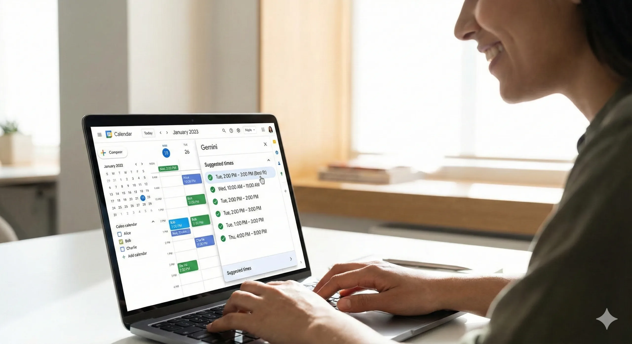 A new Gemini feature in Google Calendar will help find meeting times