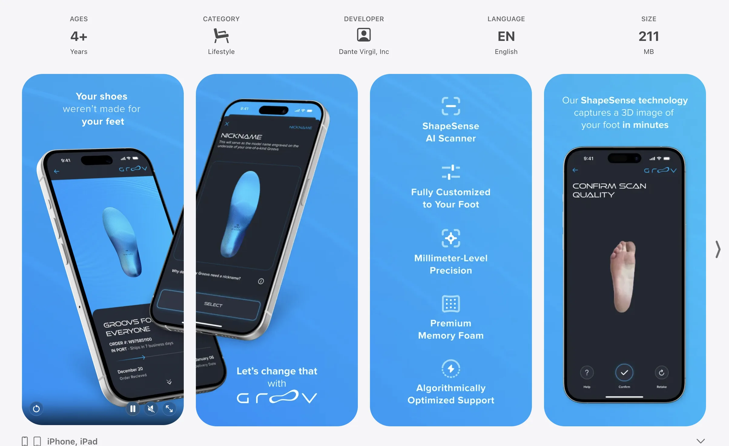 Έξυπνοι πάτοι Groov με 3D μοντέλο ποδιού: Πόσο διαφέρουν από τους απλούς;