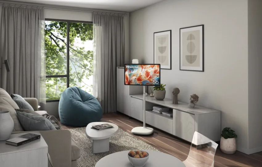 CES 2026: Η Hisense παρουσιάζει την φορητή 32″ S6 FollowMe με touchscreen