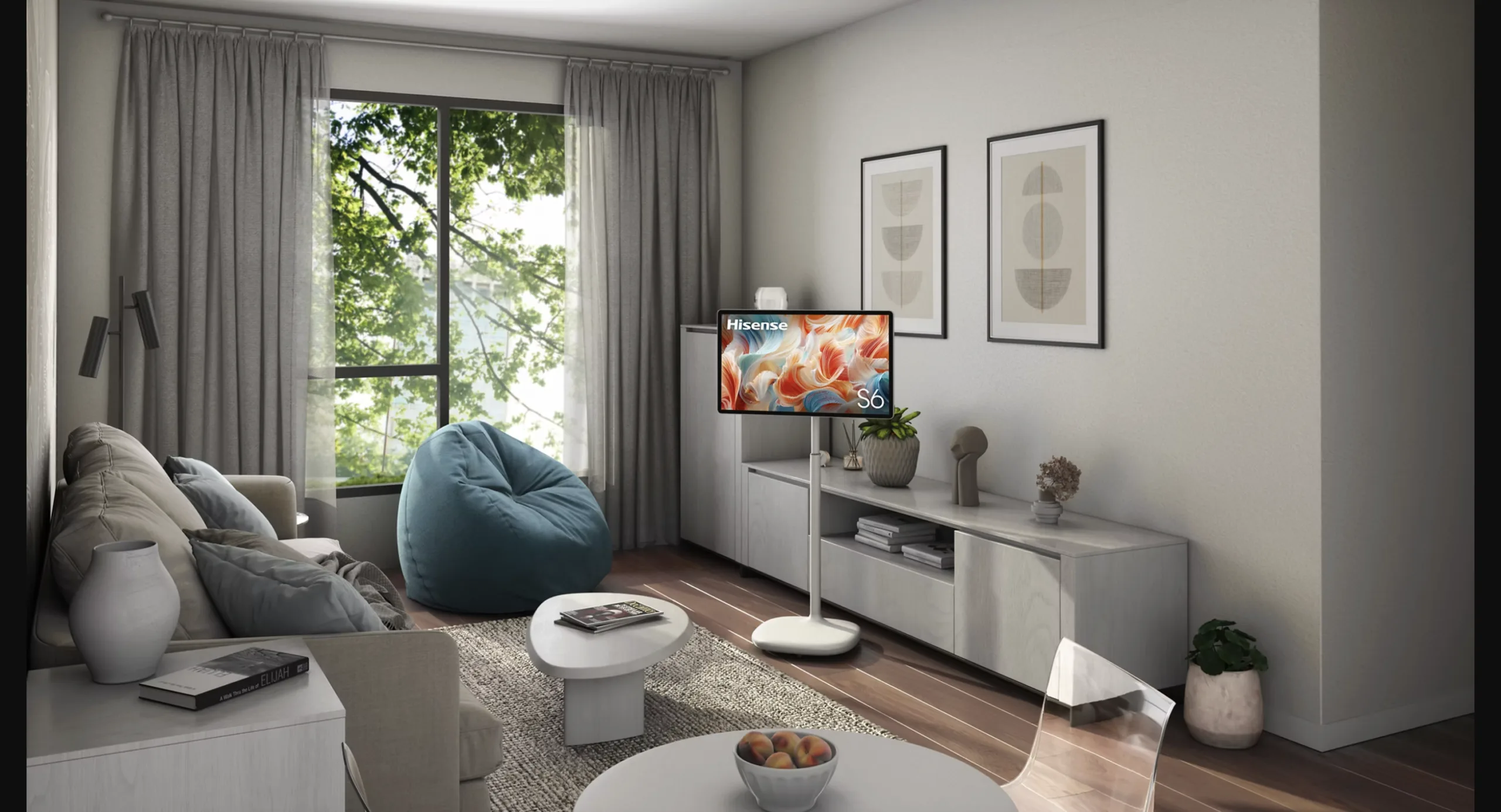 CES 2026: Η Hisense παρουσιάζει την φορητή 32″ S6 FollowMe με touchscreen