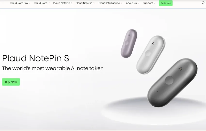 Νέο wearable AI notetaker και desktop app για meetings από την Plaud