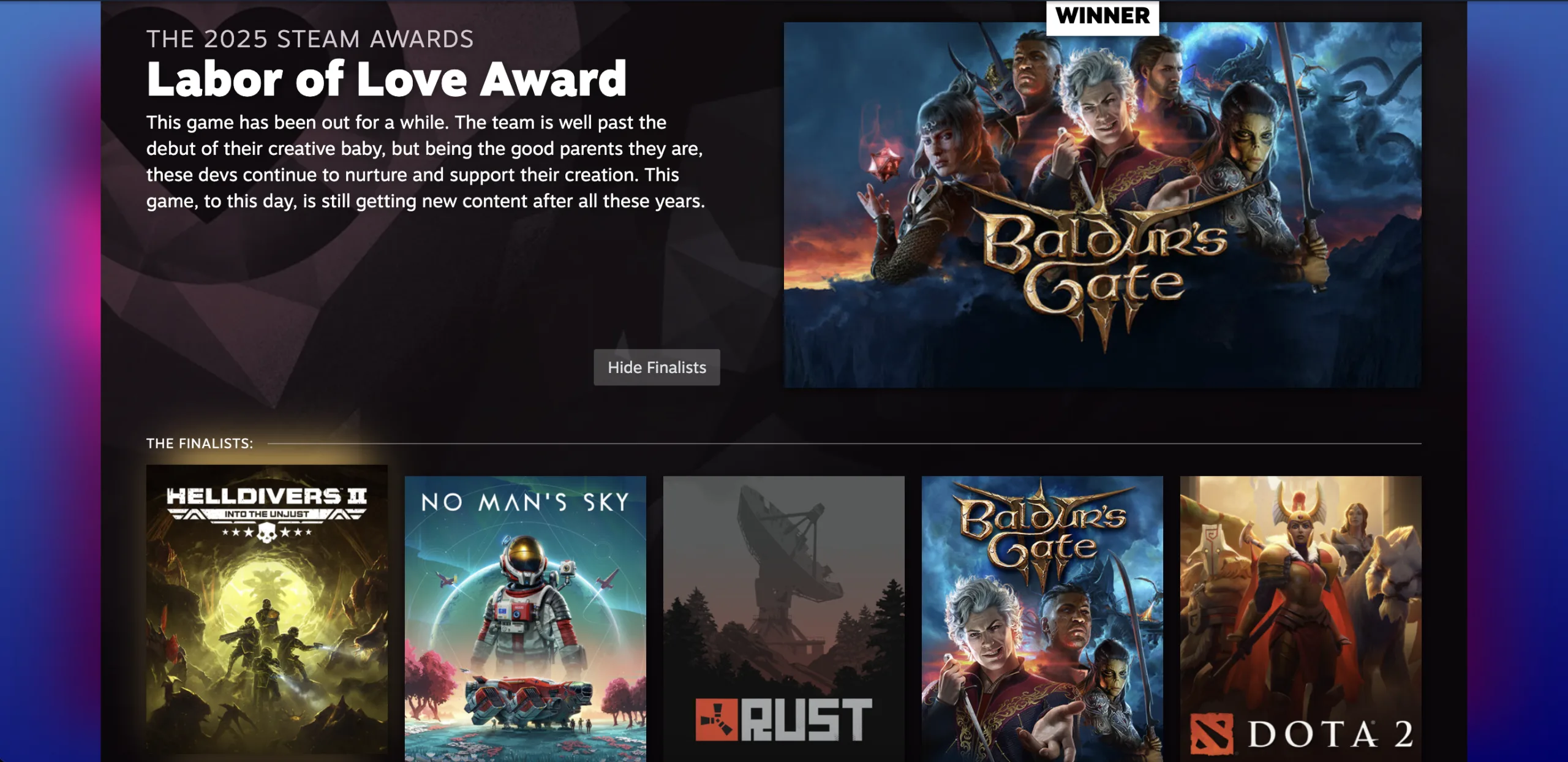 Το Hollow Knight: Silksong ο μεγάλος νικητής των Steam Awards
