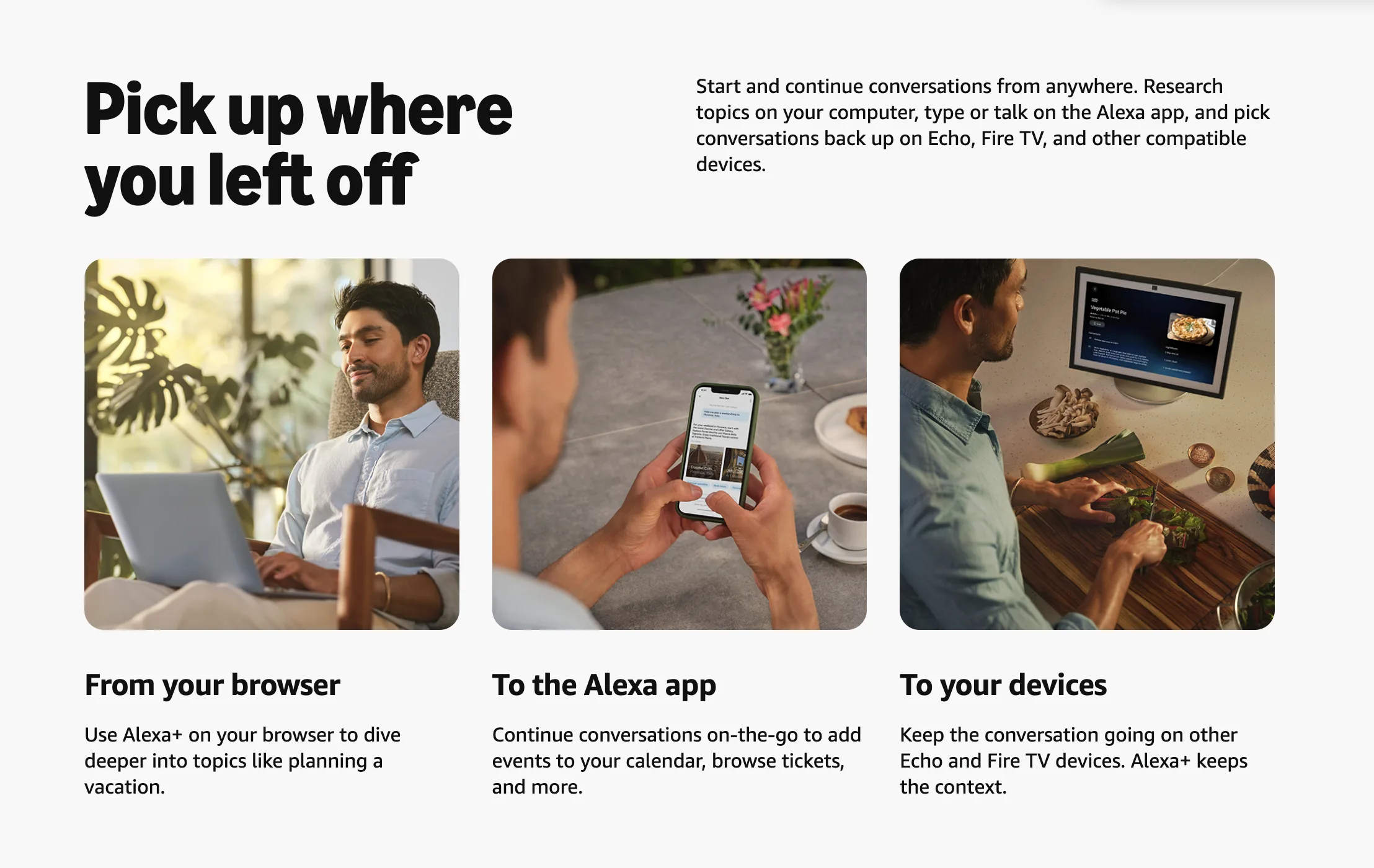 Η Amazon φέρνει την Alexa Plus έξω από τις συσκευές Echo