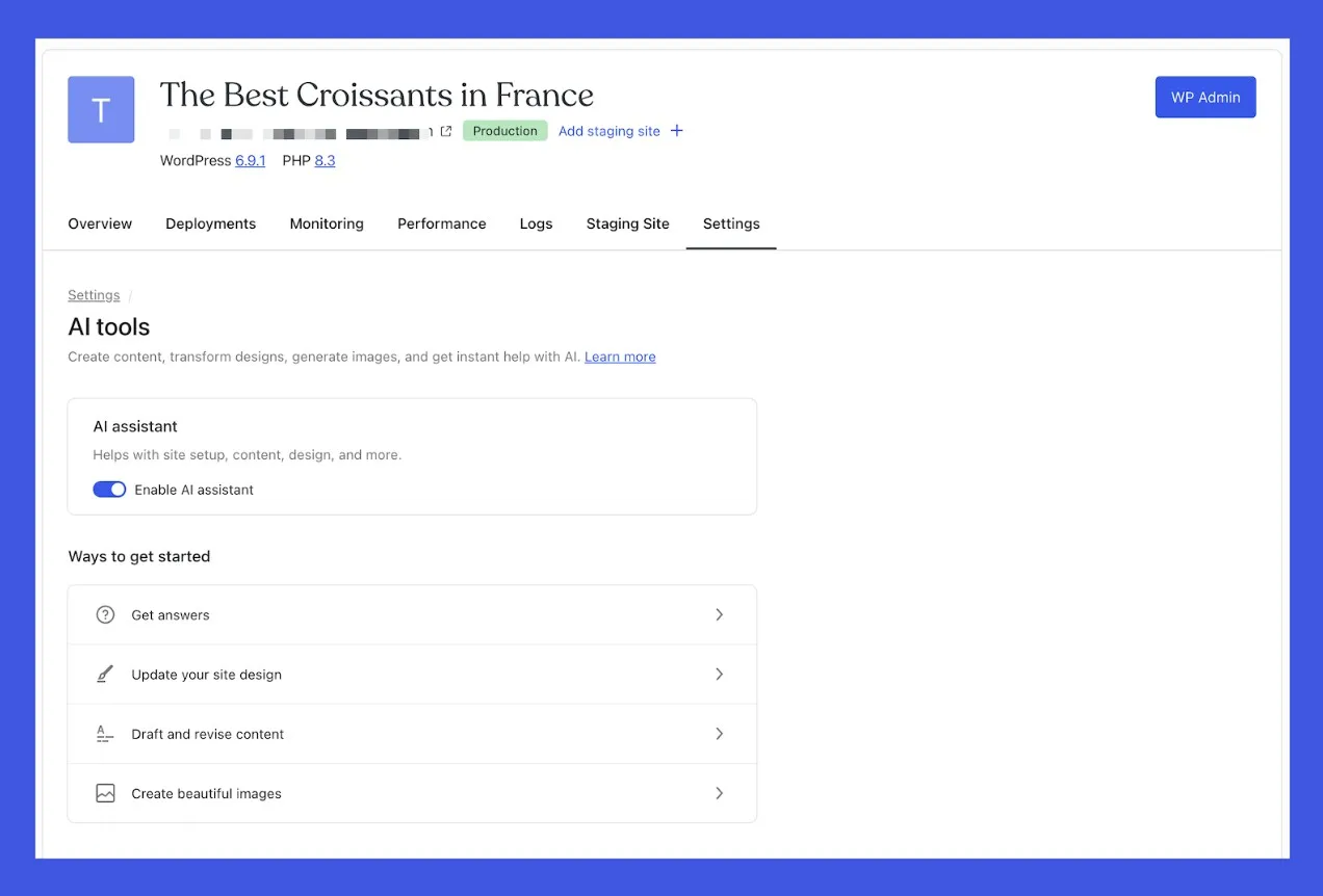 Η Τεχνητή Νοημοσύνη αλλάζει το WordPress: Παρουσιάστηκε ο νέος AI Assistant για Bloggers και Developers