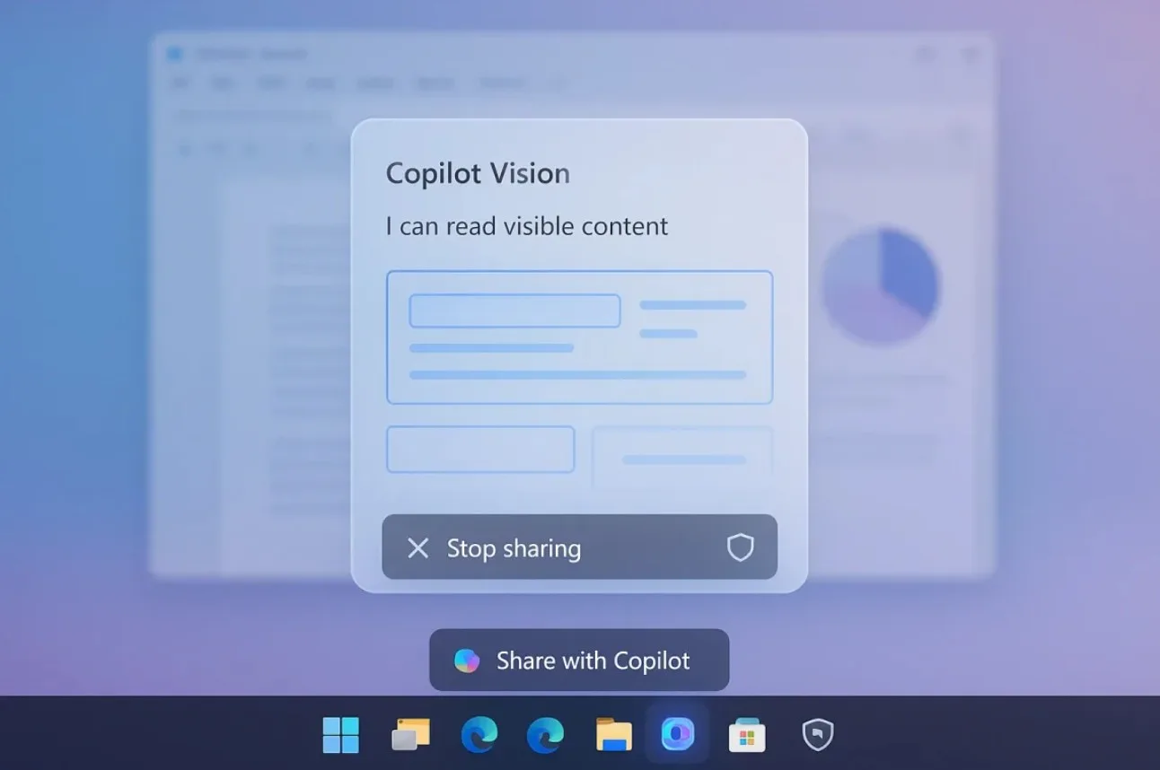 Η Microsoft φέρνει το Copilot στο Taskbar των Windows 11