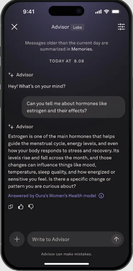 Το Oura Ring παρουσιάζει νέο AI μοντέλο αποκλειστικά για τη γυναικεία υγεία