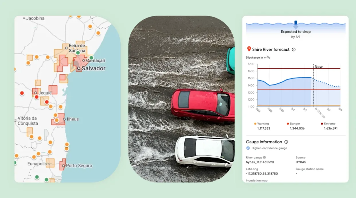 Groundsource: Η Google χρησιμοποιεί το Gemini και παλαιότερα ειδησεογραφικά άρθρα για την πρόβλεψη πλημμυρών