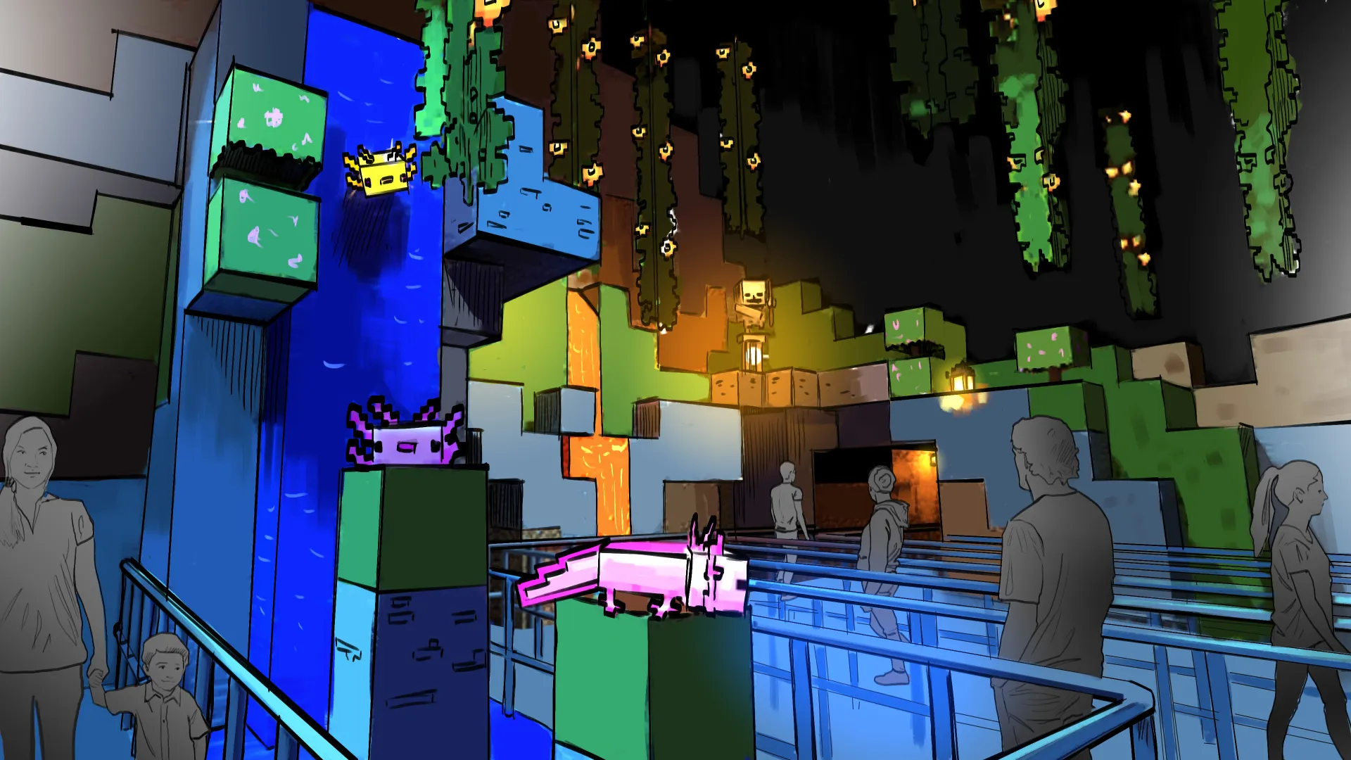 Το νέο θεματικό πάρκο του Minecraft έρχεται στο Chessington World of Adventures