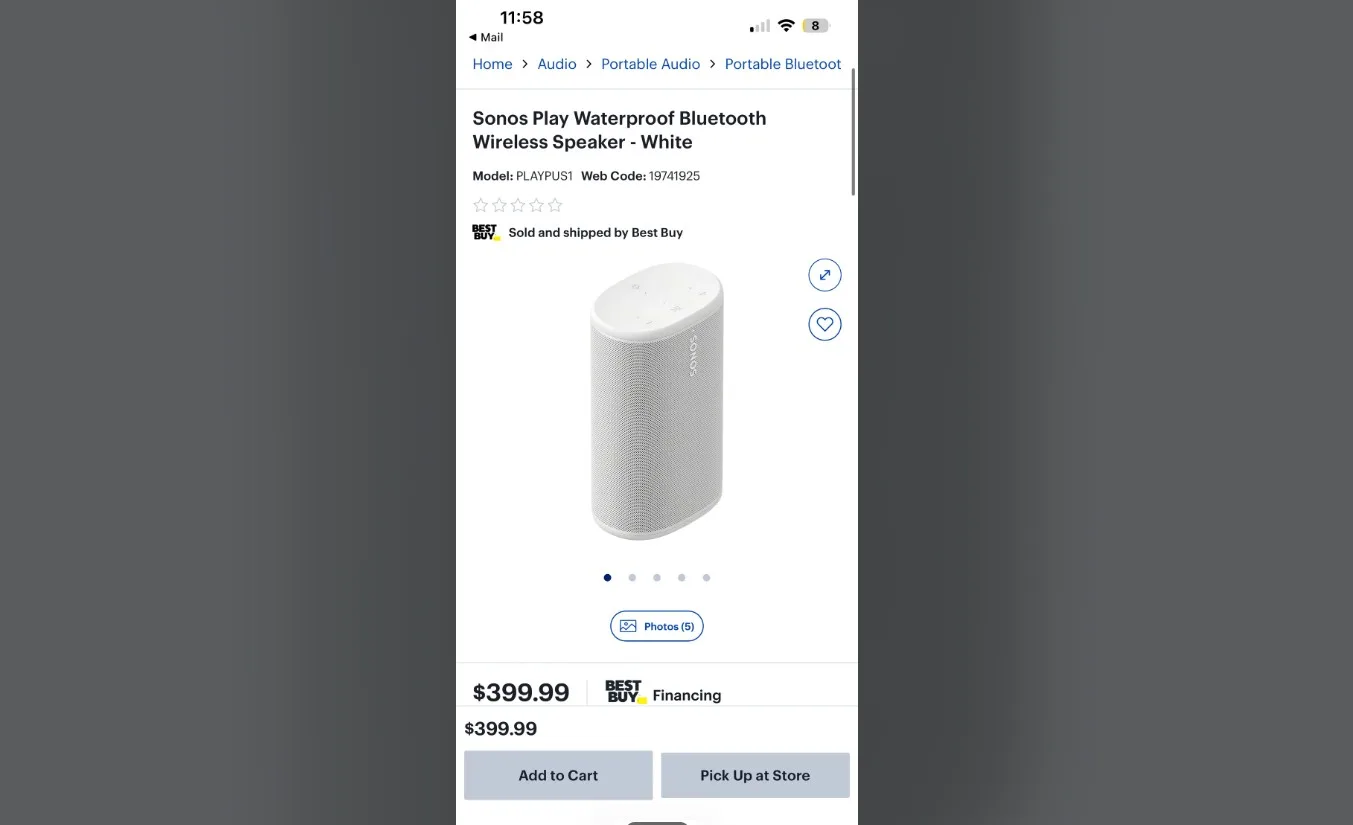 Διέρρευσε το νέο φορητό ηχείο Sonos soundbar με εντυπωσιακή μπαταρία 24 ωρών