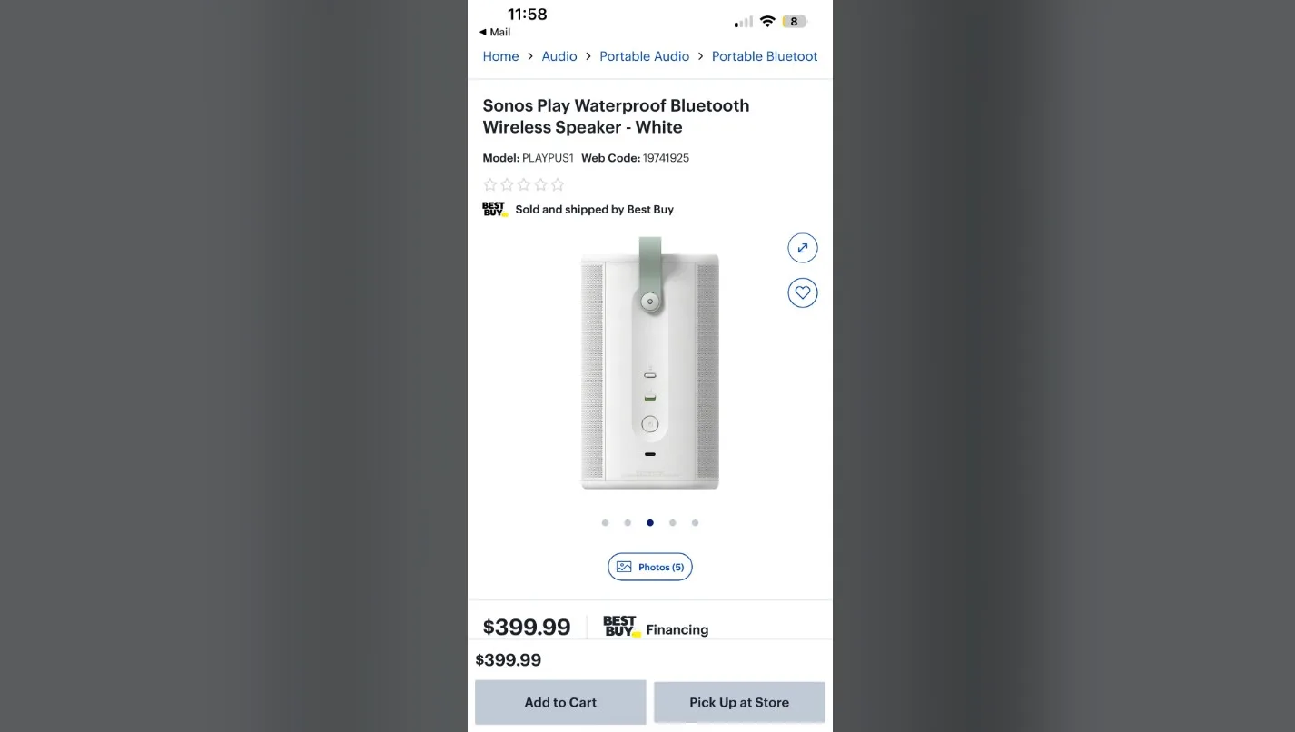 Διέρρευσε το νέο φορητό ηχείο Sonos soundbar με εντυπωσιακή μπαταρία 24 ωρών