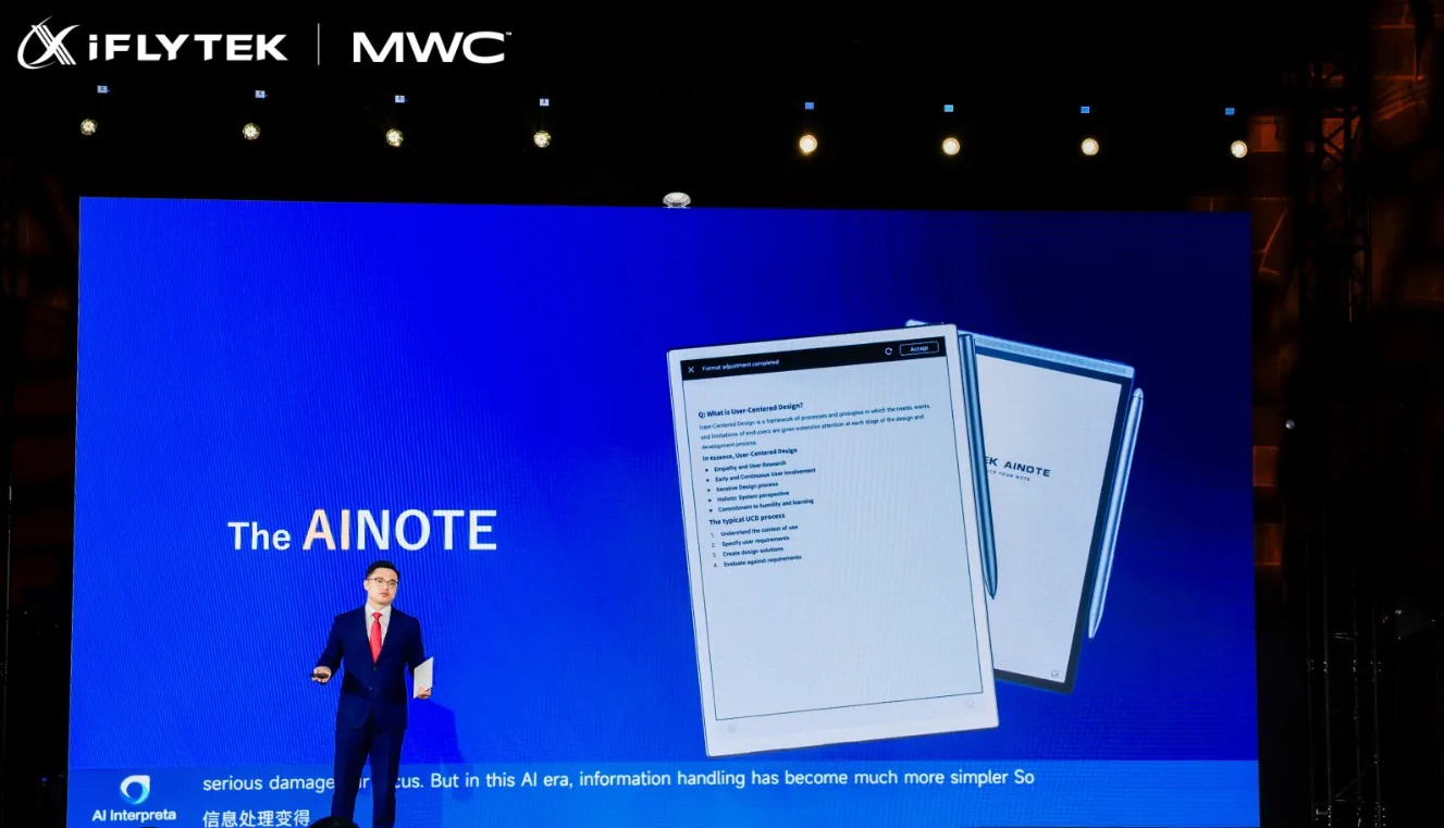 Νέες συσκευές τεχνητής νοημοσύνης από την iFLYTEK στο MWC 2026