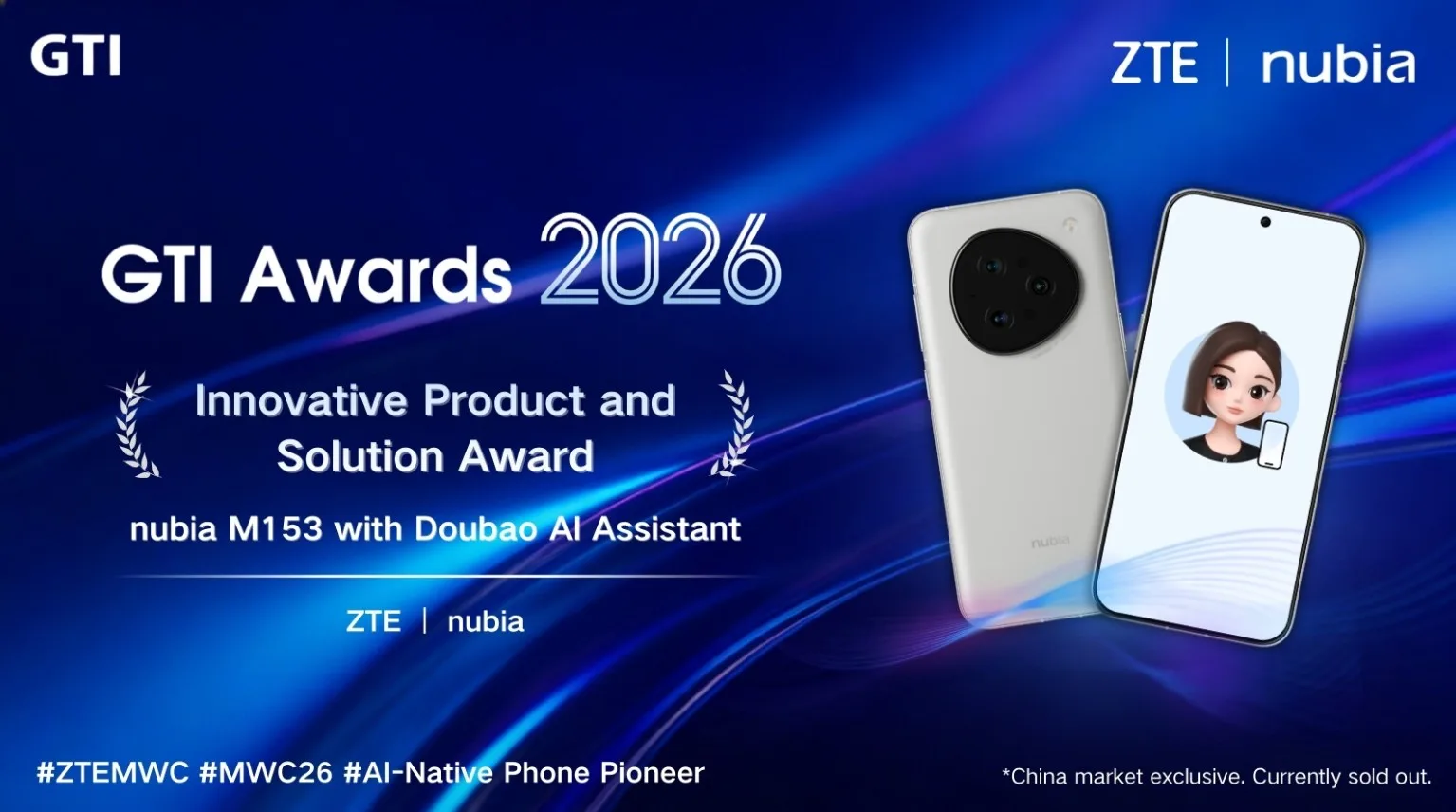 Το επαναστατικό ZTE M153: Το AI smartphone που σάρωσε στα GTI Awards 2026