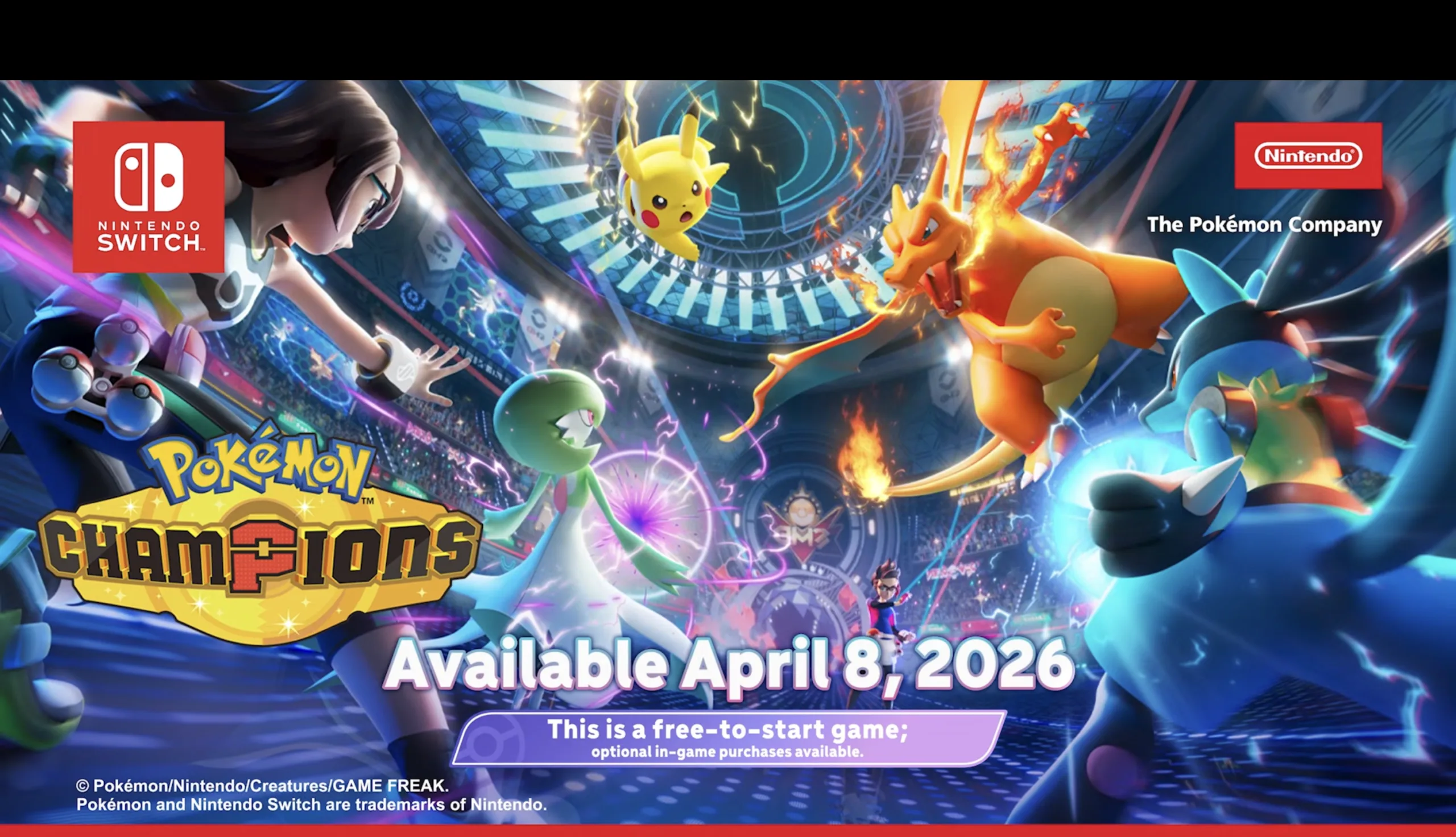 Έρχεται το Pokémon Champions με δωρεάν αναβάθμιση γραφικών για το Switch 2